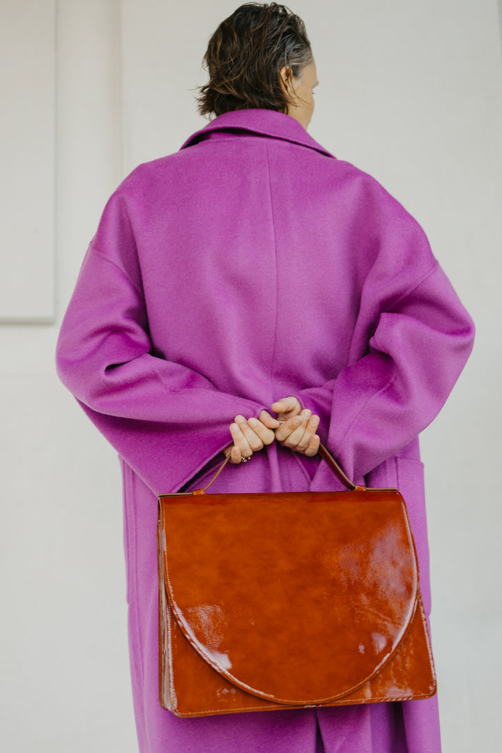 Midi Briefcase 2.0 | Chestnut Stone
