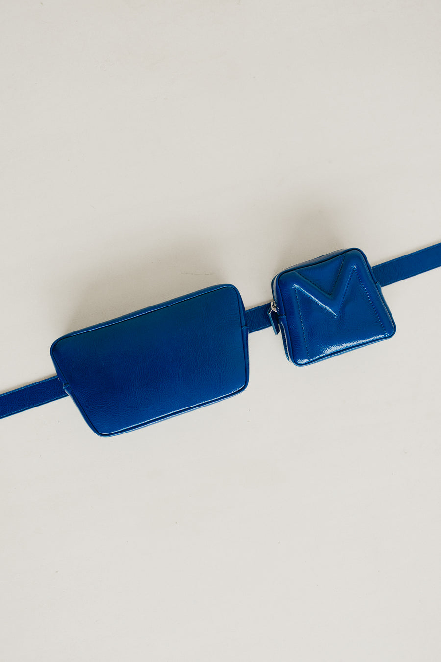 Belt Bag: The Belt XL Sapphire + Trapezium Sapphire + Mini M Sapphire