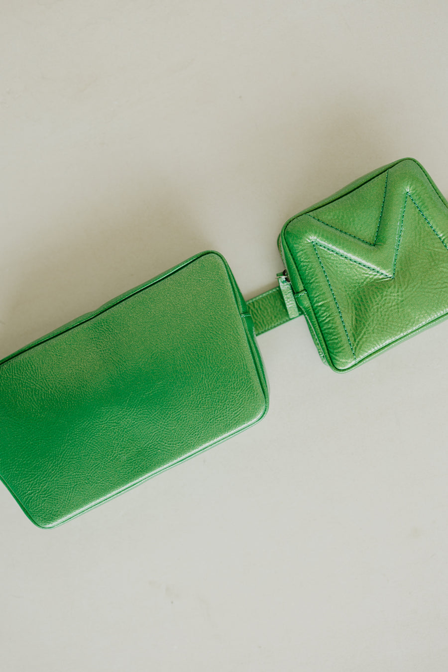Belt Bag: The Belt XL Grass Stone + Trapezium Grass Stone + Mini M Grass Stone