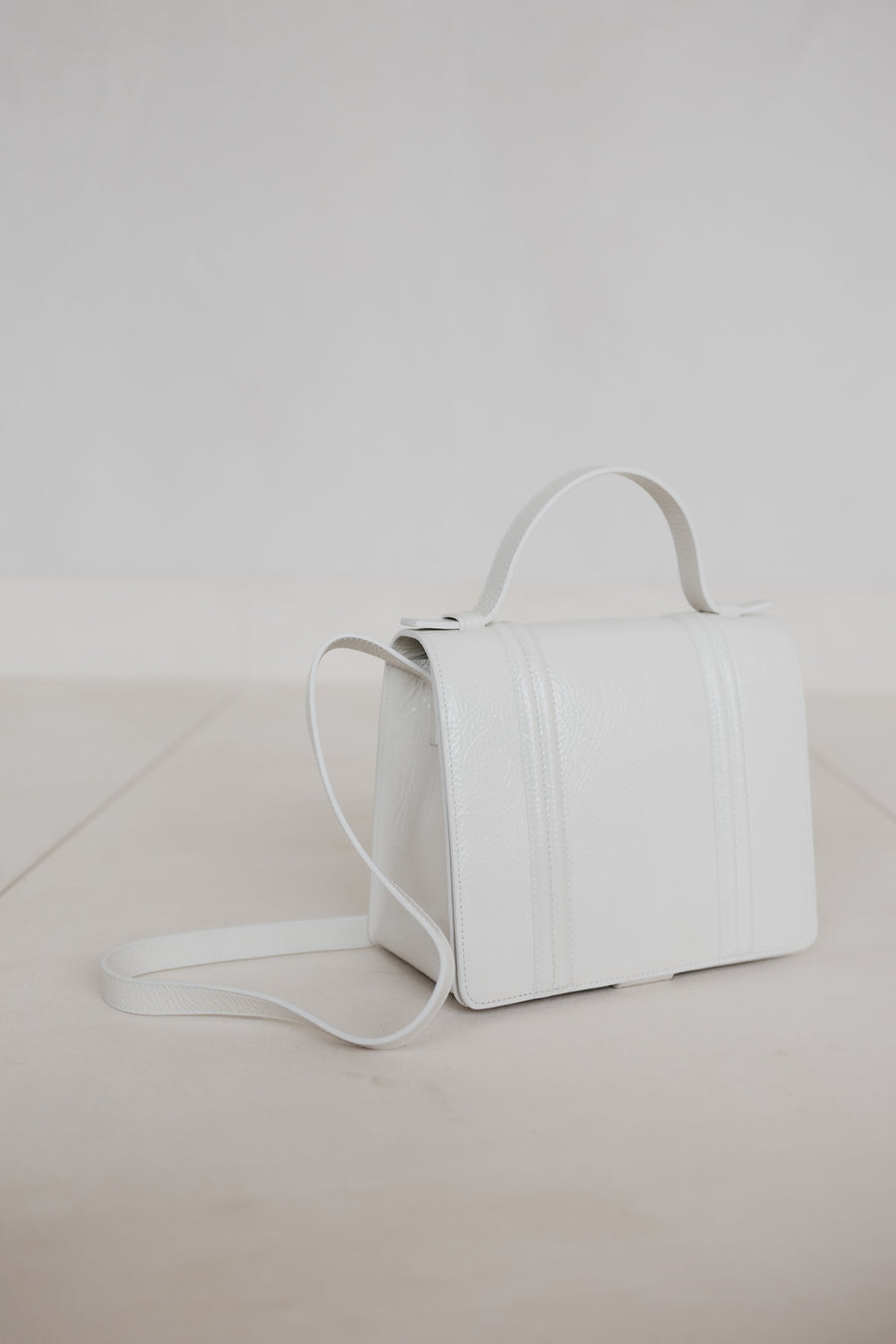Mini Briefcase Doublé | Pearl