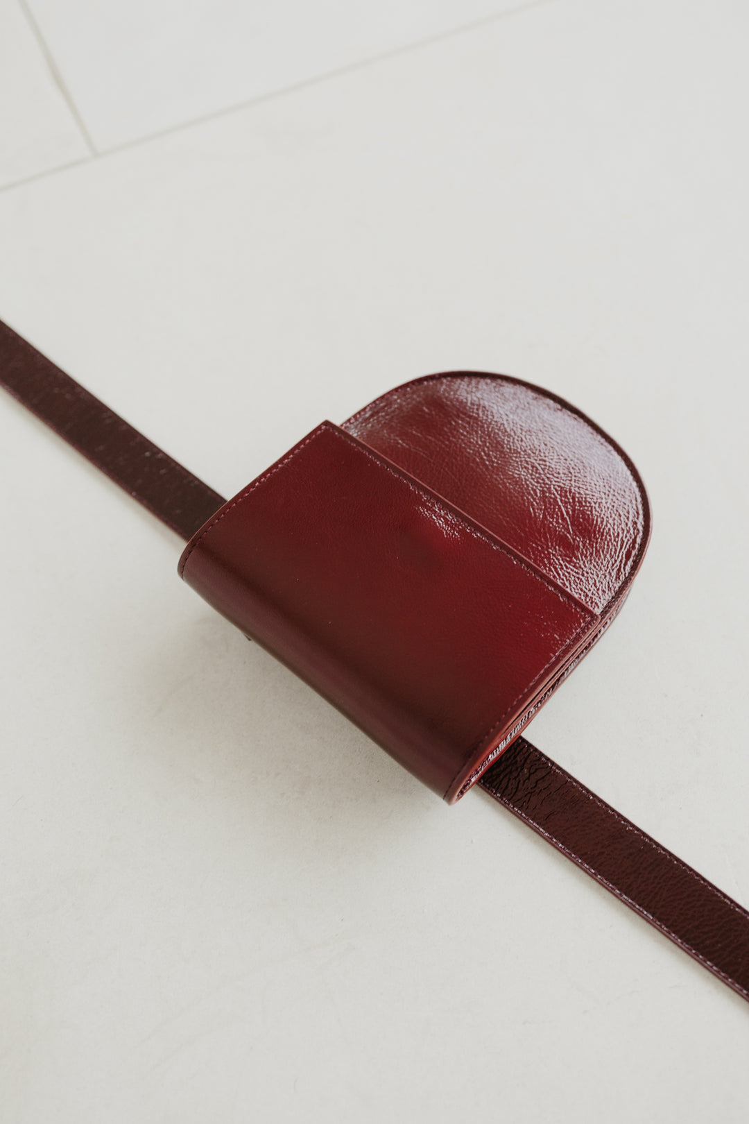 Belt Bag: Belt XL Ruby + Half Moon Ruby