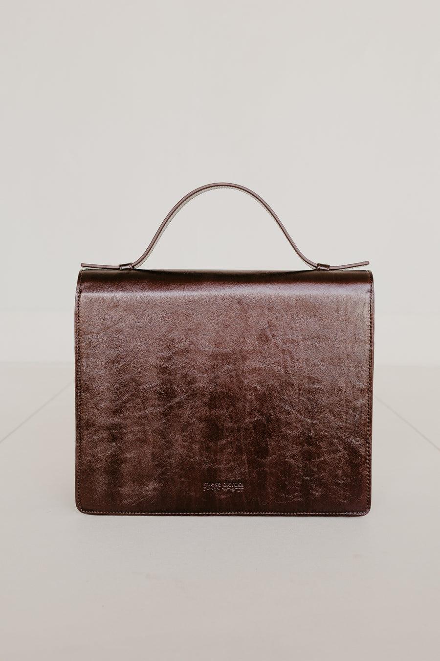 Midi Briefcase 2.0 | Chocolate Stone (Rode versie)