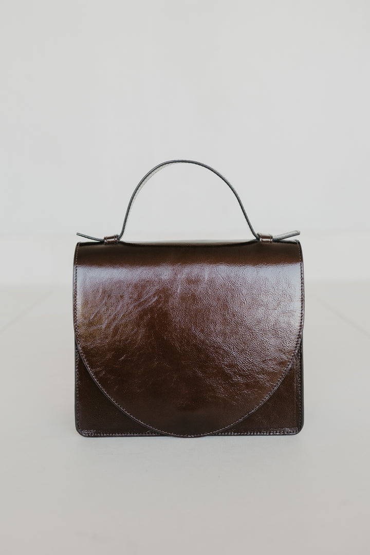 Mini Briefcase | Chocolate Stone