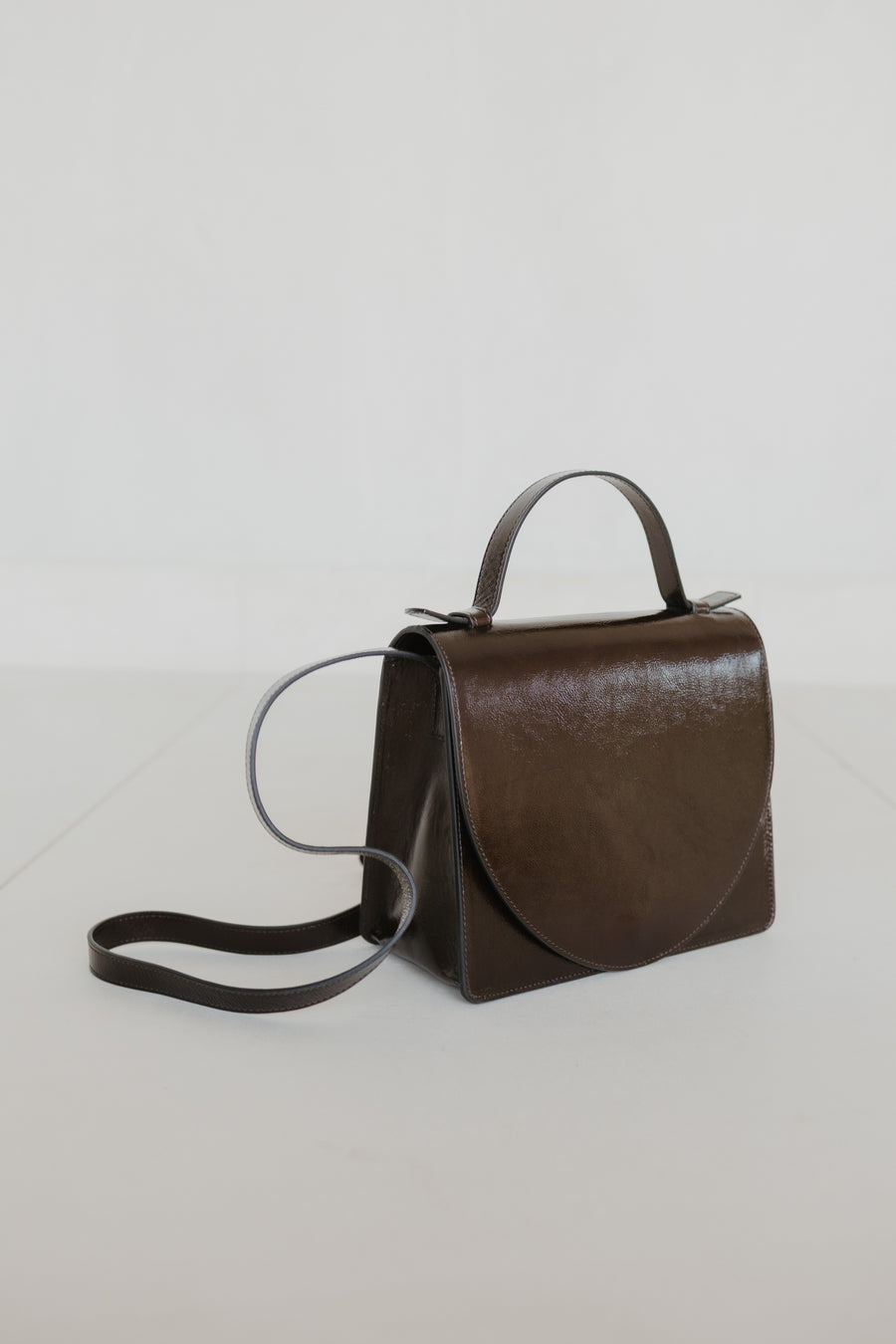 Mini Briefcase | Chocolate Stone
