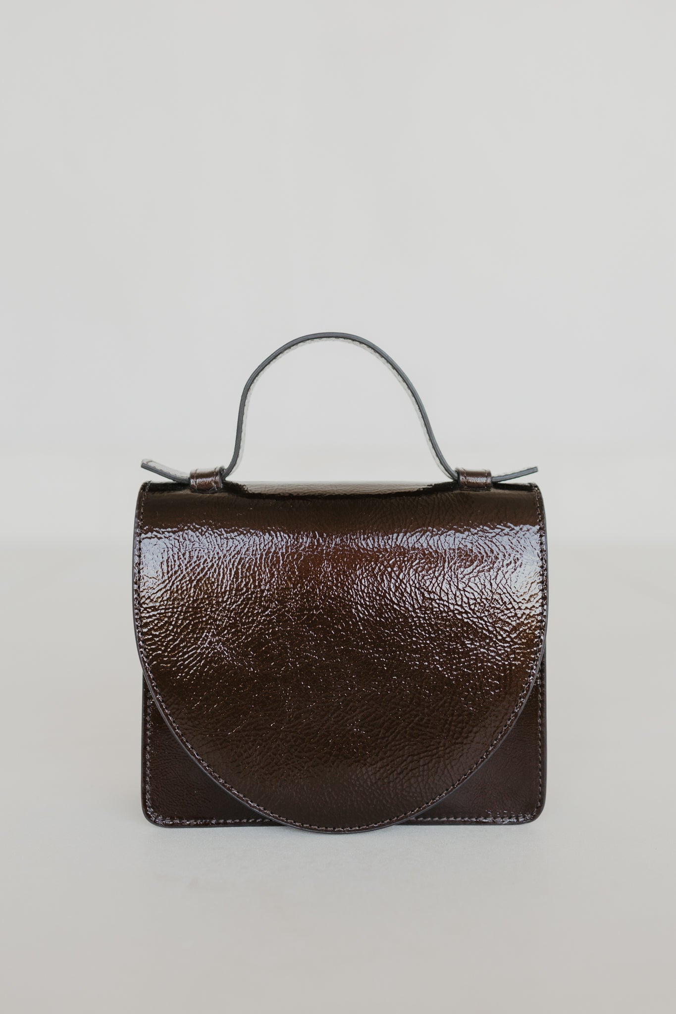 Micro Briefcase | Chocolate Stone – Mieke Dierckx