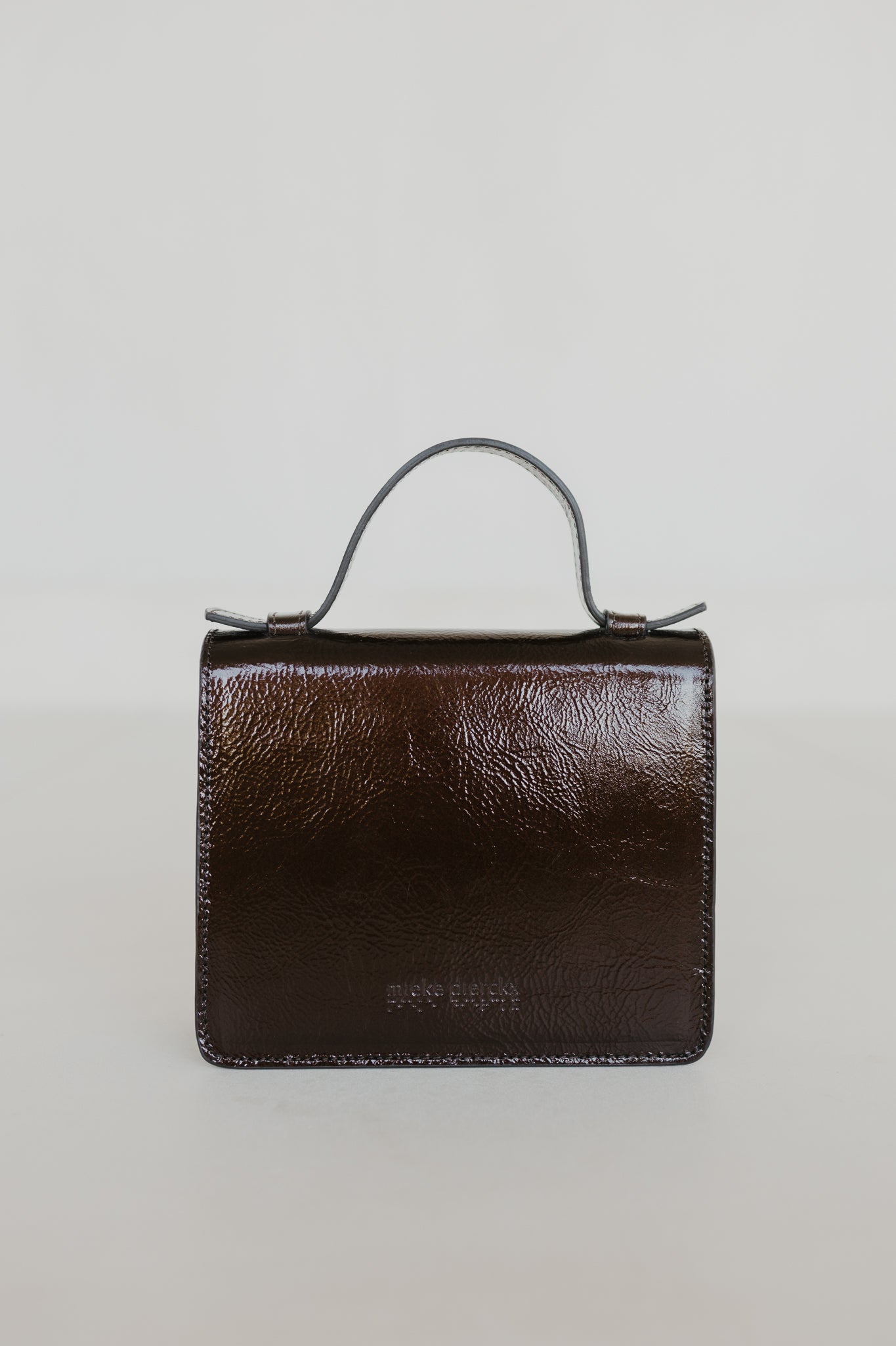 Micro Briefcase | Chocolate Stone – Mieke Dierckx