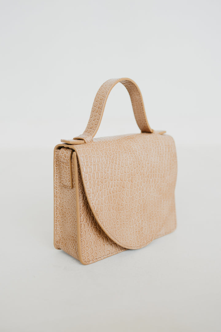 Micro Briefcase | Lecce Little Croco