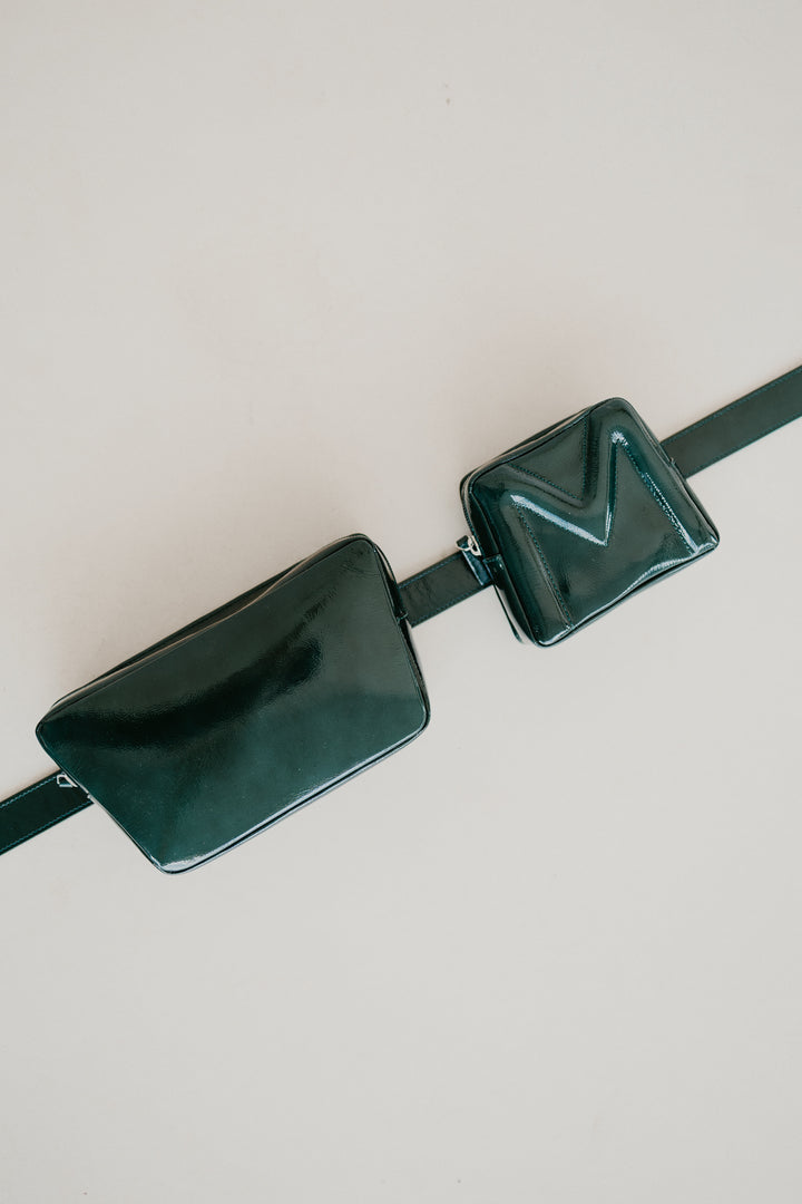 Belt Bag: Belt XL Forest Stone + Trapezium Forest Stone + Mini M Forest Stone