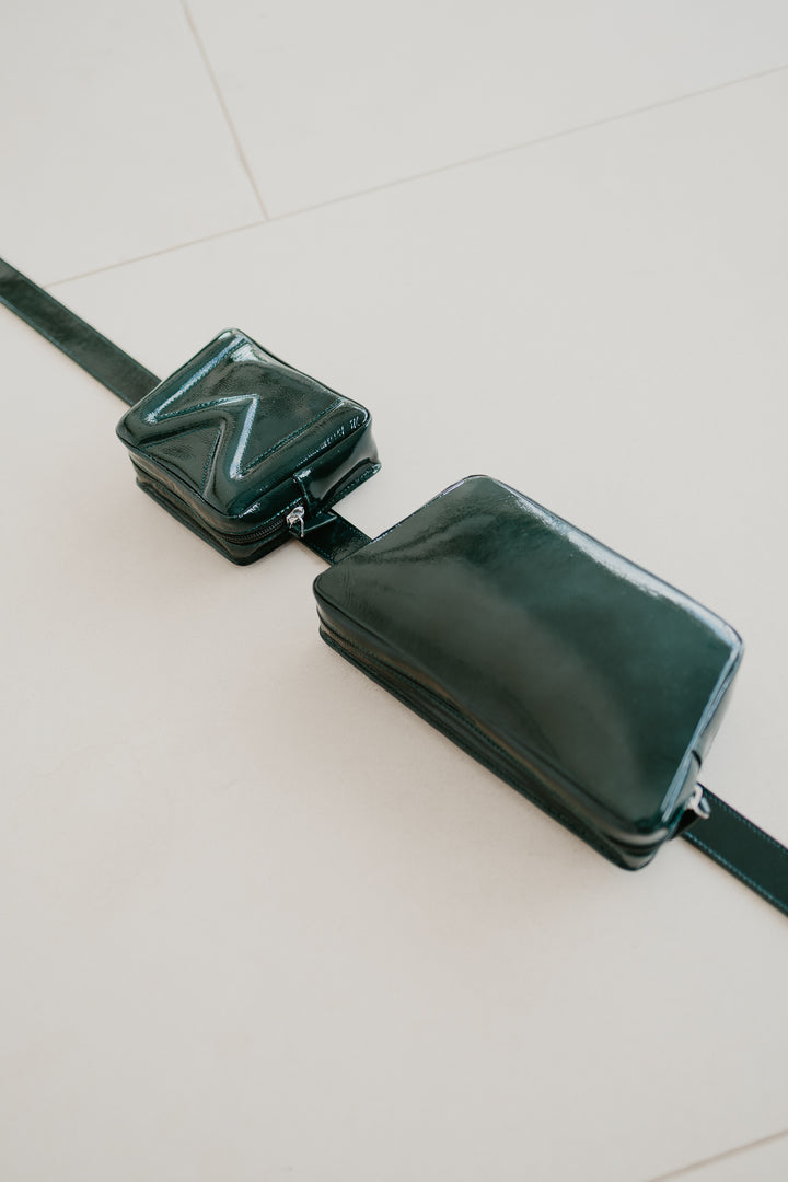 Belt Bag: Belt XL Forest Stone + Trapezium Forest Stone + Mini M Forest Stone