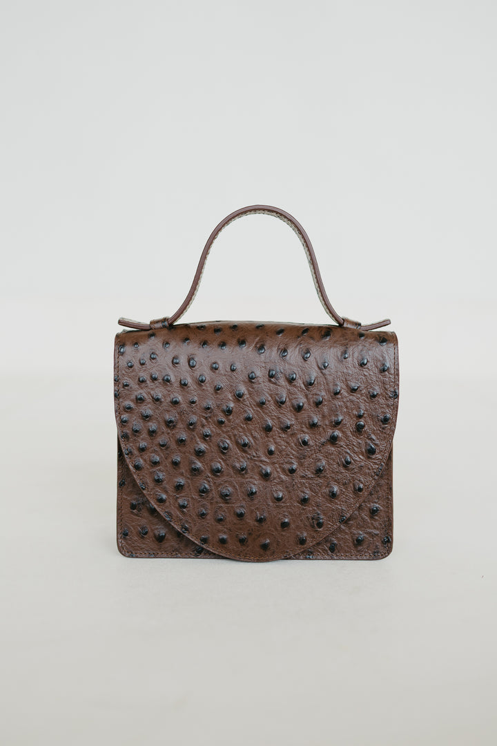 Micro Briefcase | Etna Struzzo