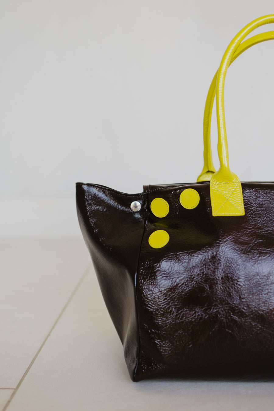 Grocery Bag | Chocolate / Limon Stone