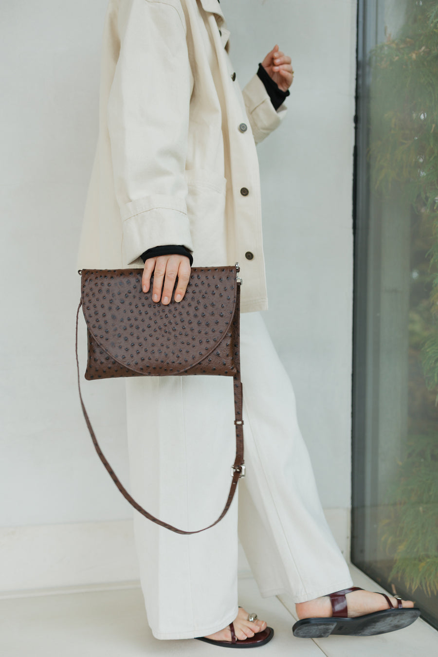 Bridal Collection | Medium Envelope Etna Struzzo