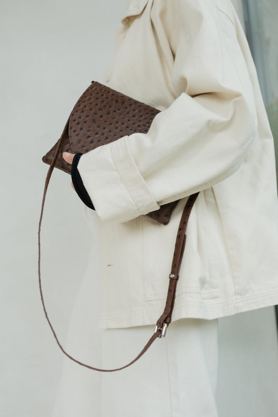 Bridal Collection | Medium Envelope Etna Struzzo