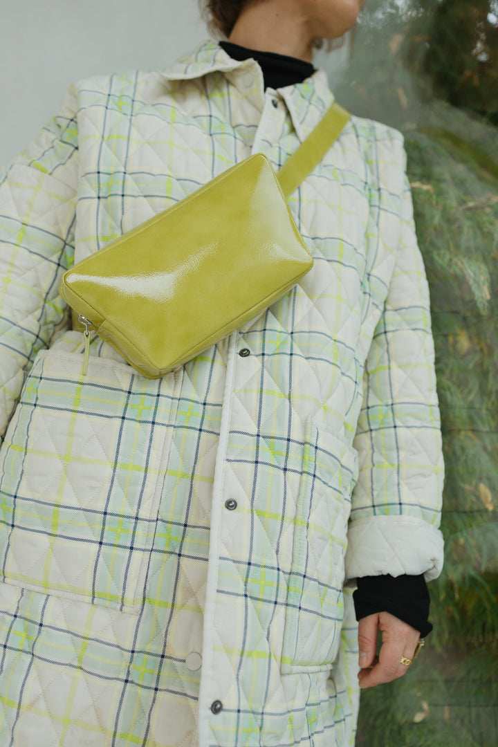 Belt Bag: Belt XL Taormina Stone + Trapezium Taormina Stone