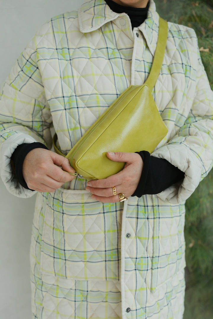 Belt Bag: Belt XL Taormina Stone + Trapezium Taormina Stone