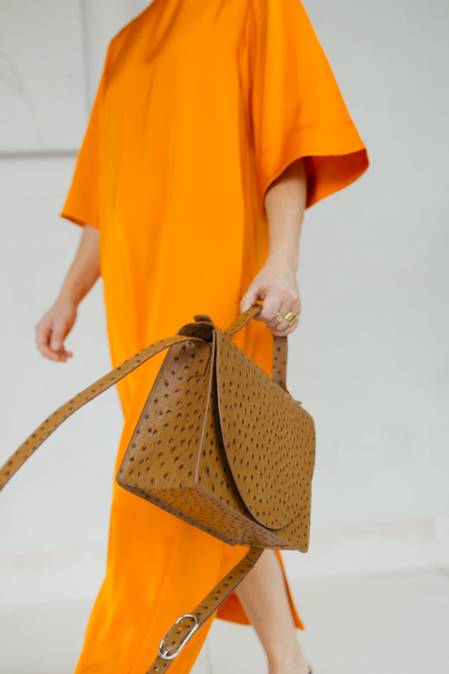 Mini Briefcase | Palermo Struzzo