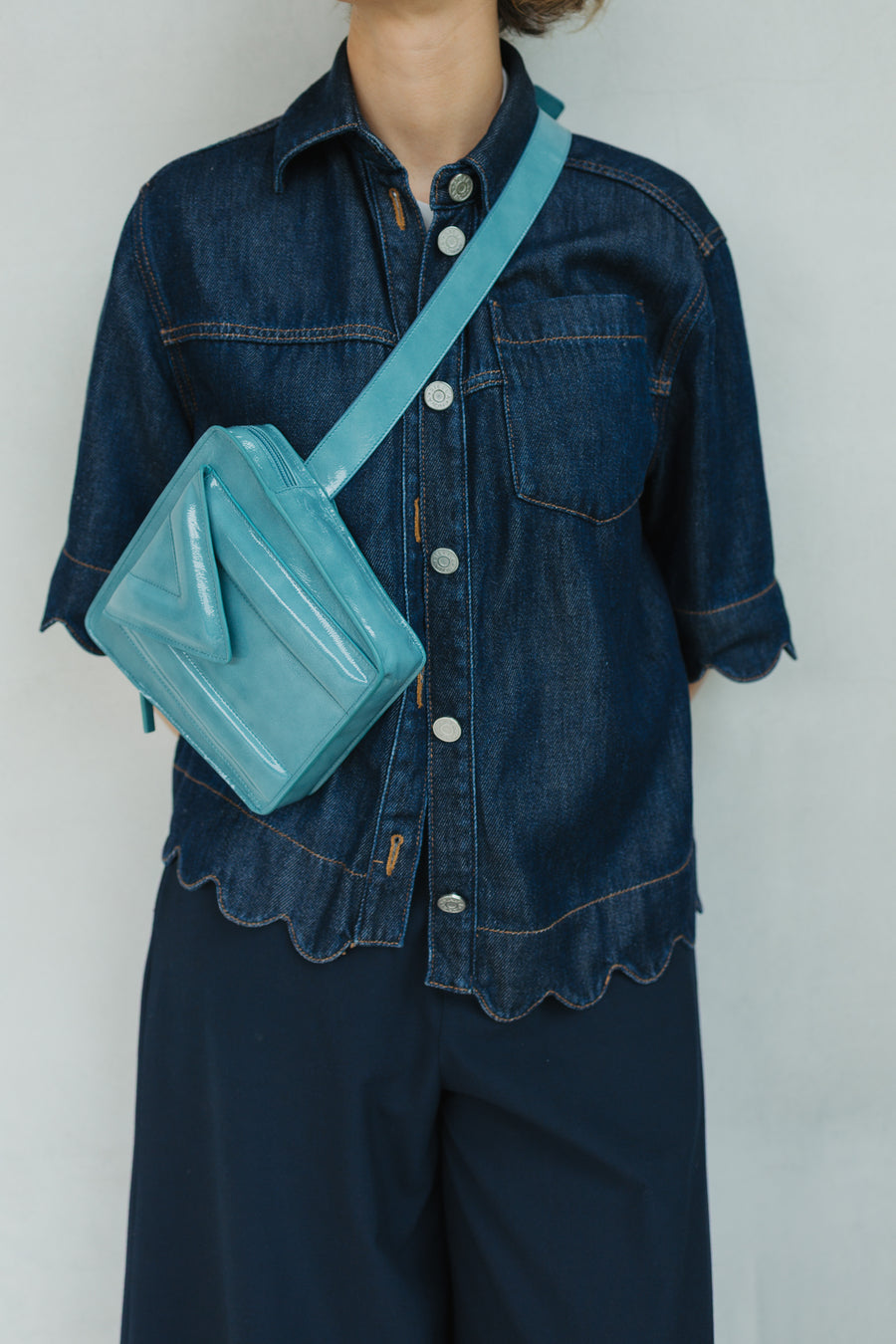 Belt Bag: Belt XL Bari Stone + Trapezium M Bari Stone