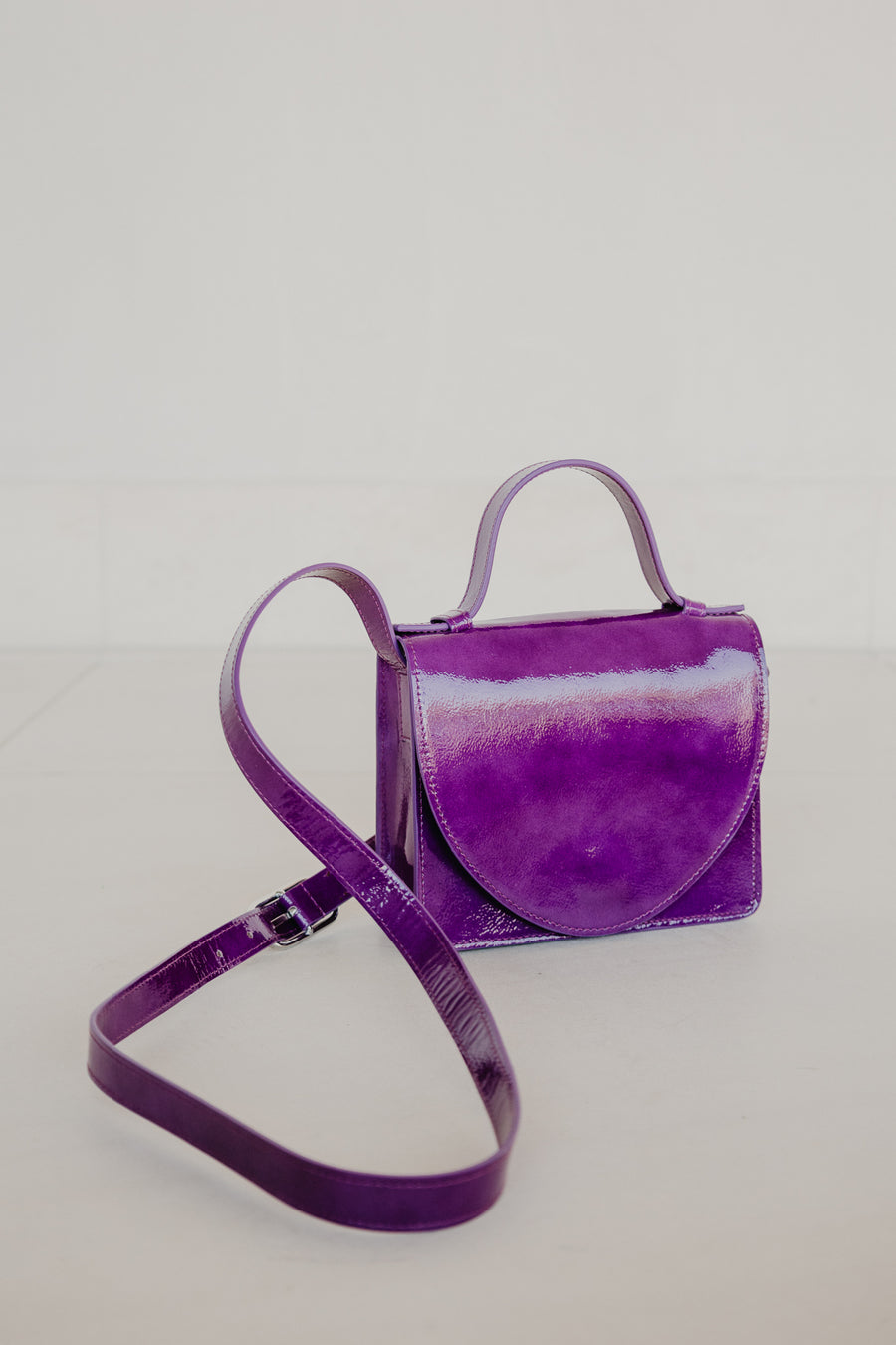 Micro Briefcase | Grape Stone