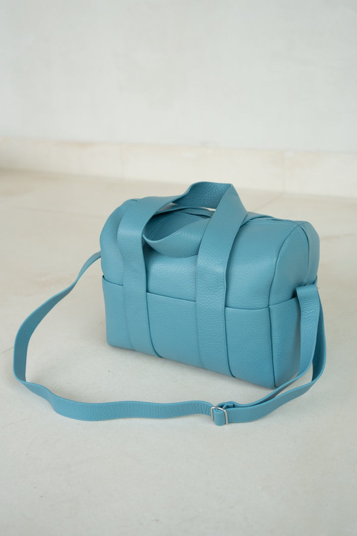 Bowling Bag XL | Bleu Ciel Structured