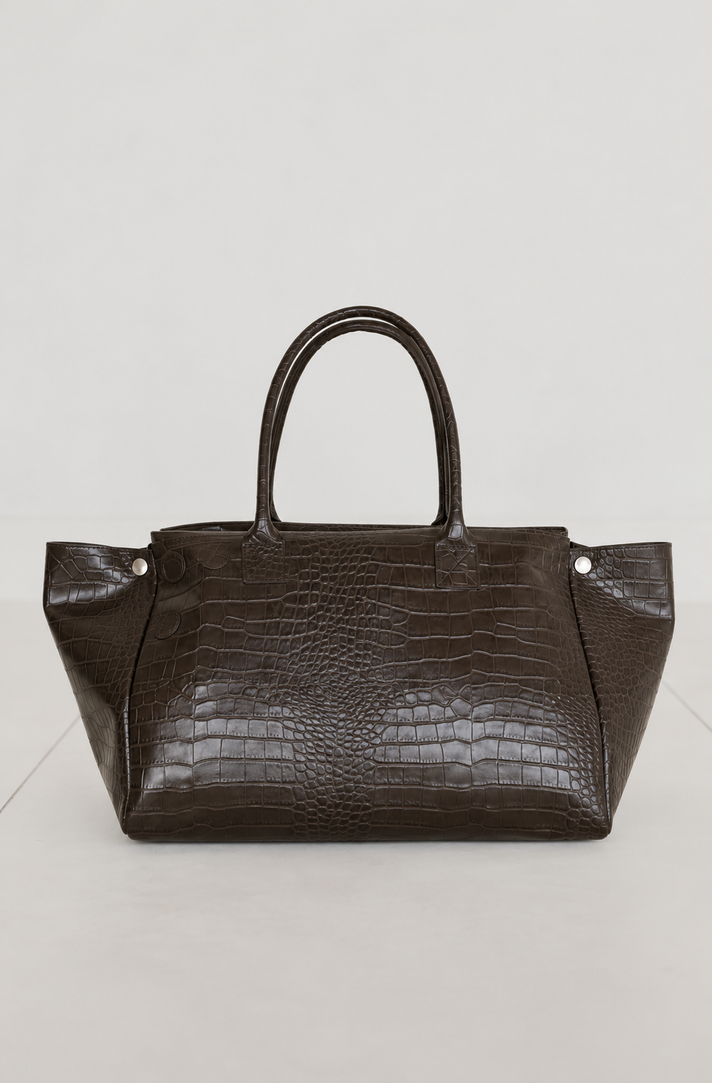 Grocery Bag | Ebony Croco