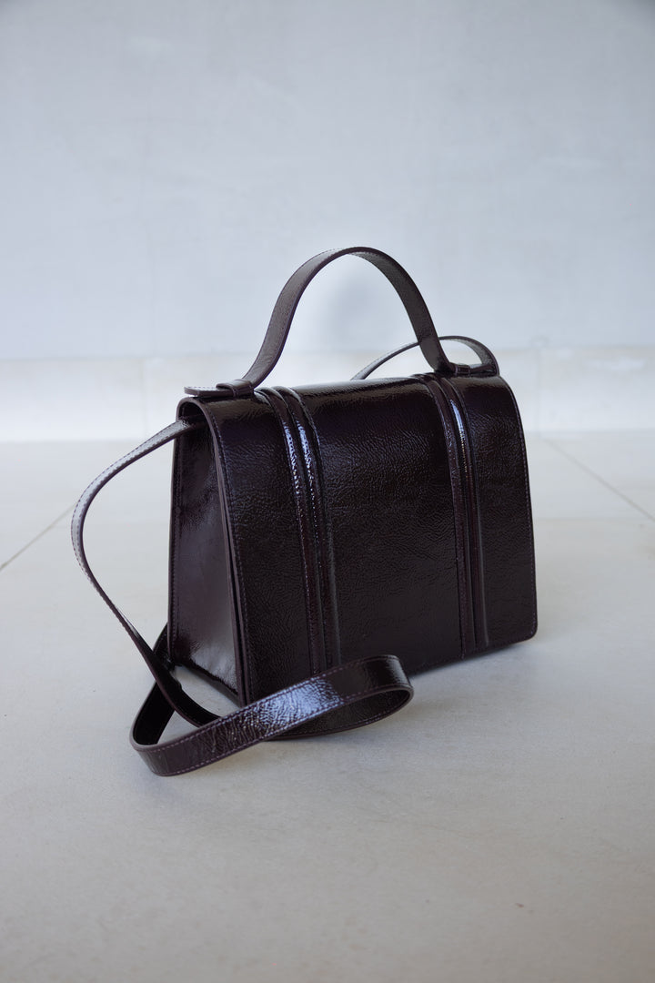 Mini Briefcase Doublé | Chocolate Stone