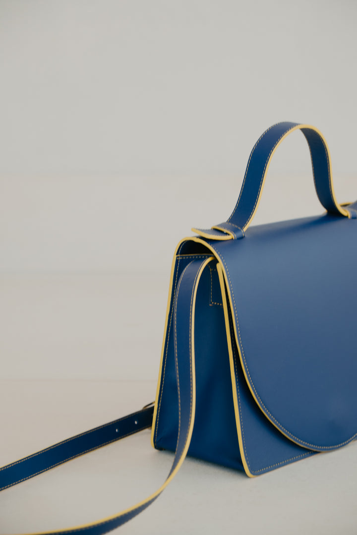 Westel Bag | Mini Briefcase Blue