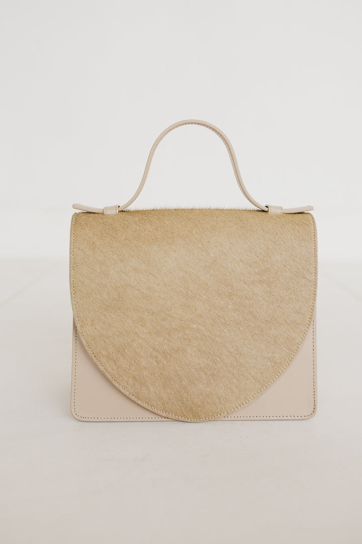 Mini Briefcase | Fur Camel