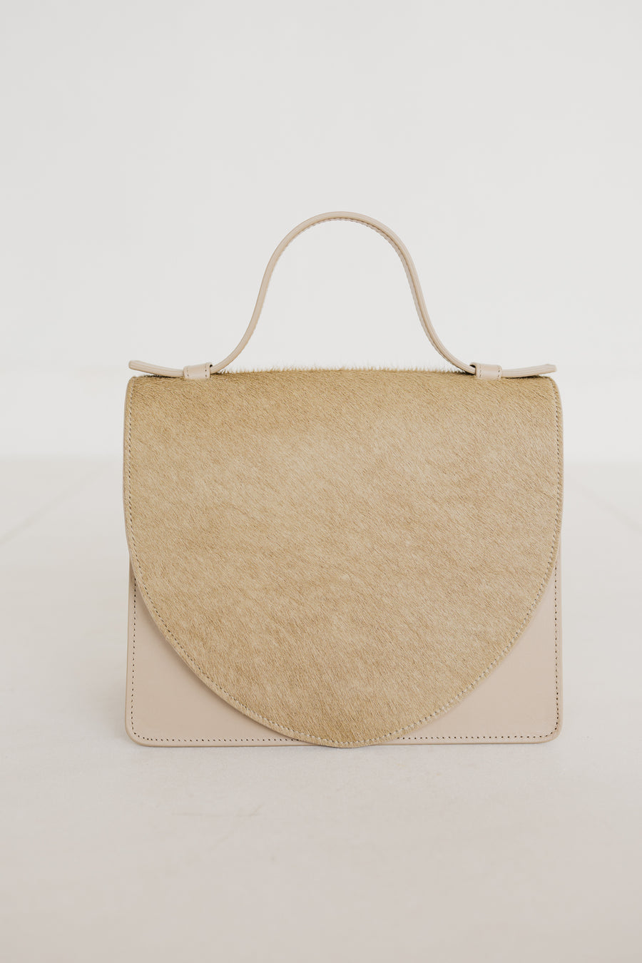 Mini Briefcase | Fur Camel