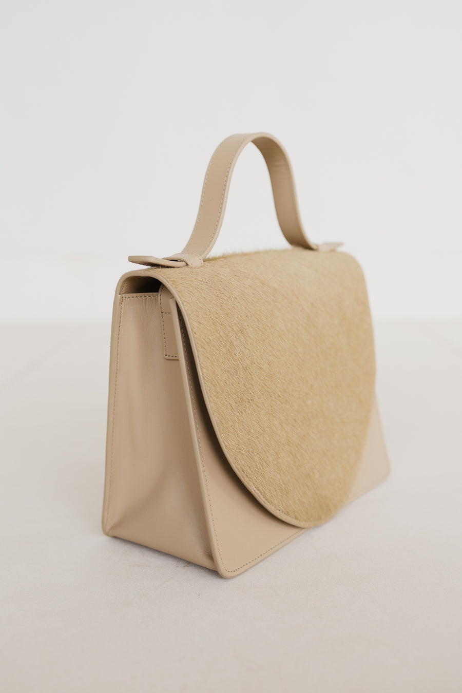 Mini Briefcase | Fur Camel