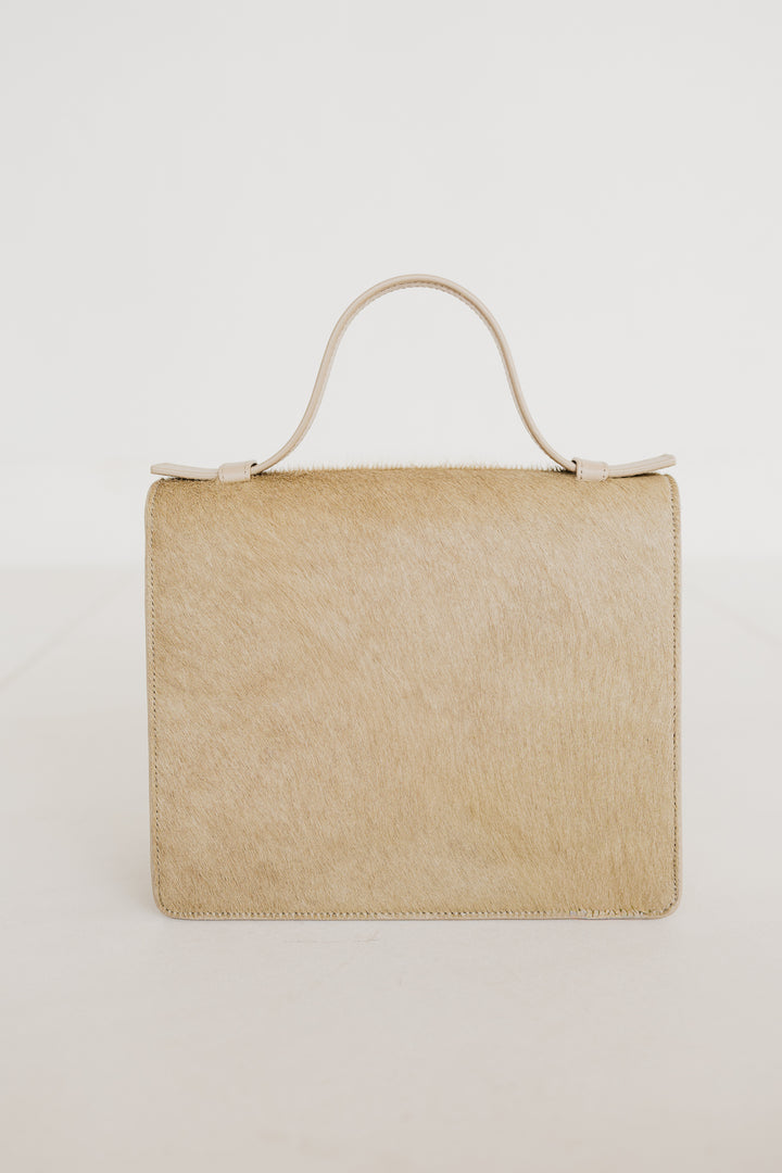 Mini Briefcase | Fur Camel