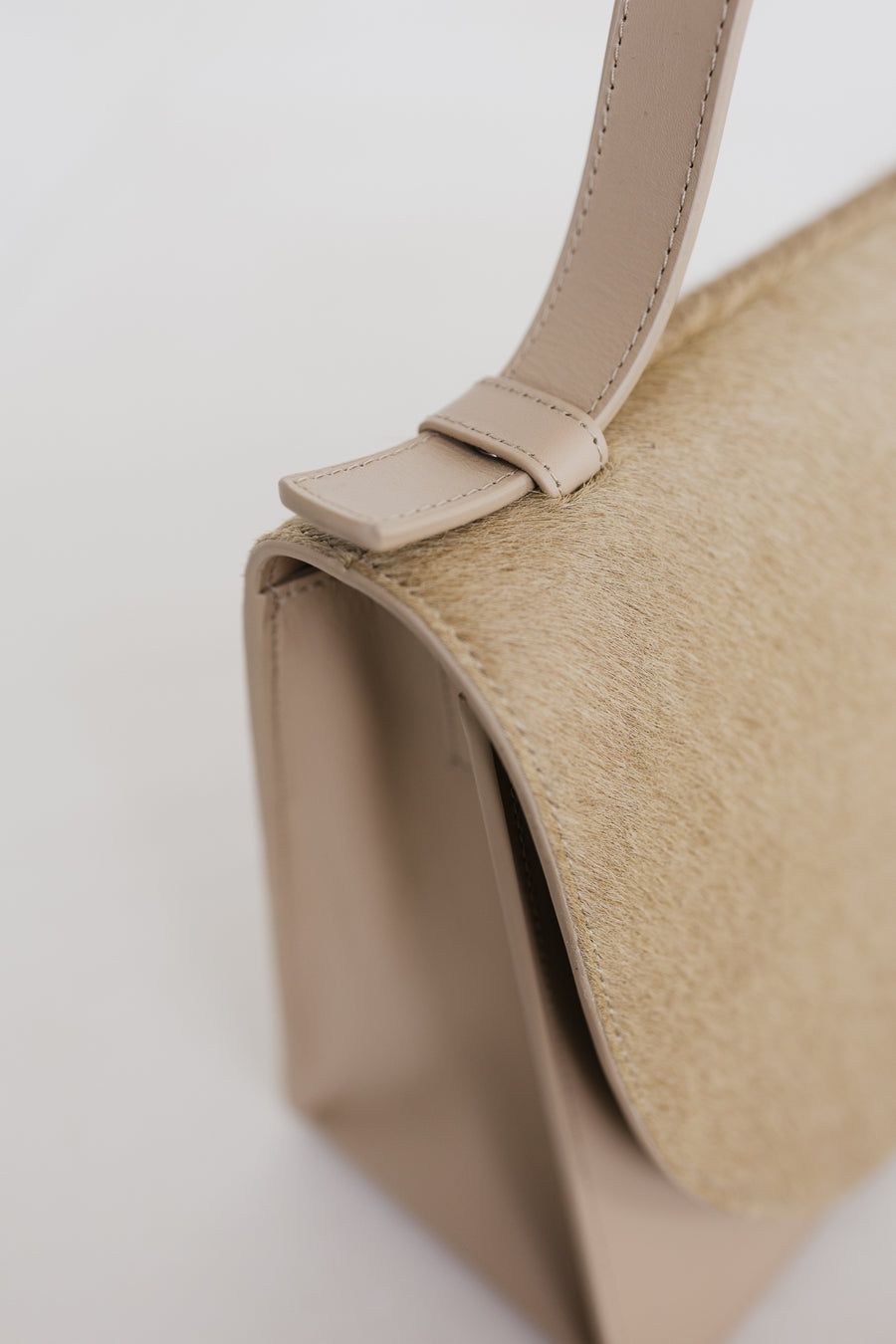 Mini Briefcase | Fur Camel