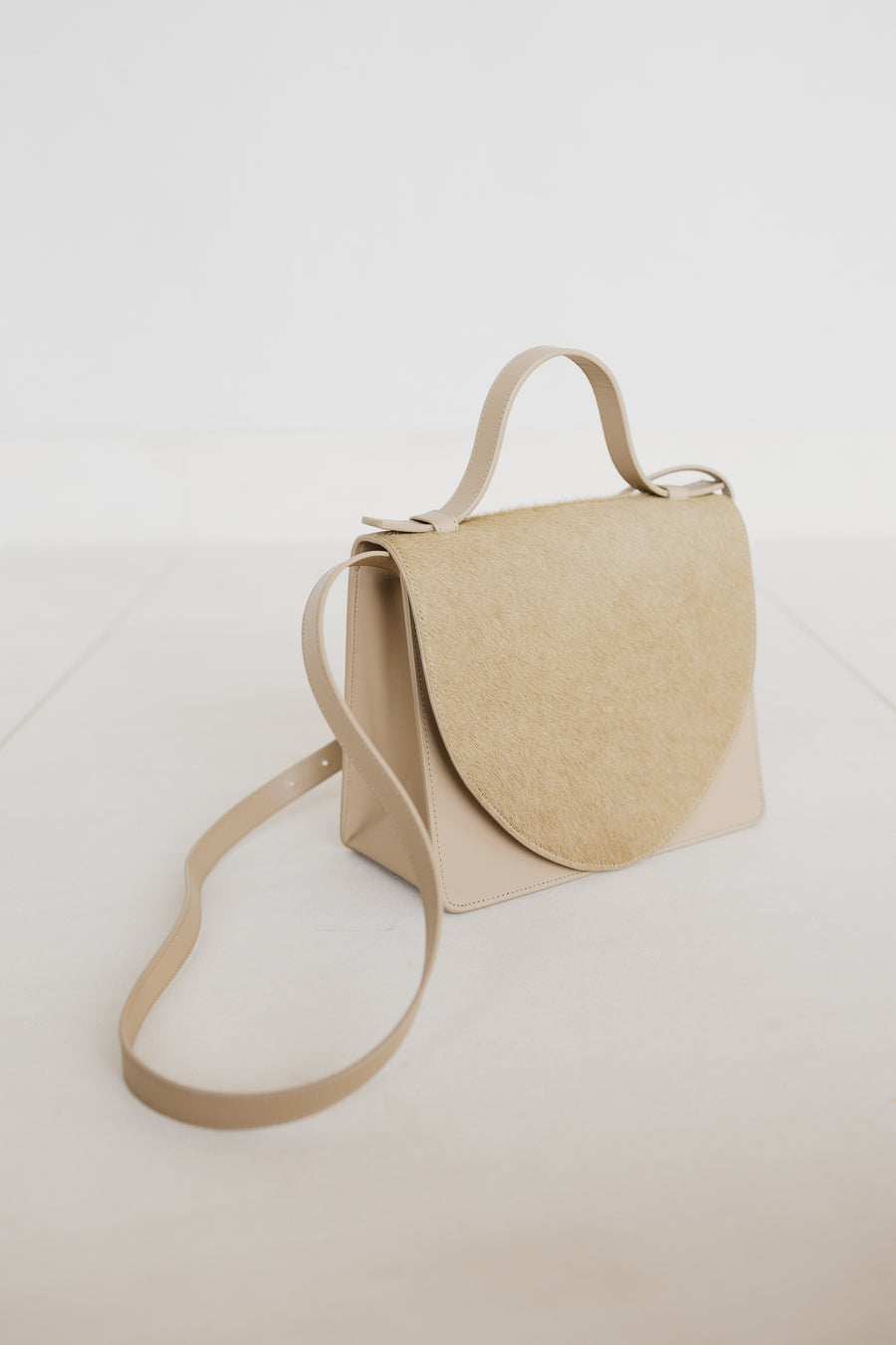 Mini Briefcase | Fur Camel