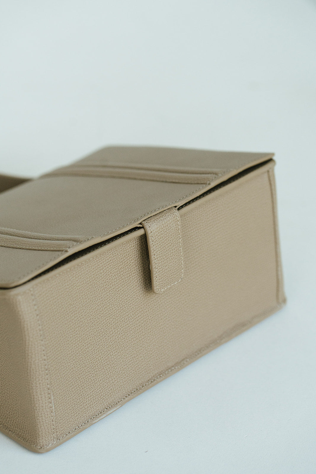 Mini Briefcase Doublé | Noisette Structured