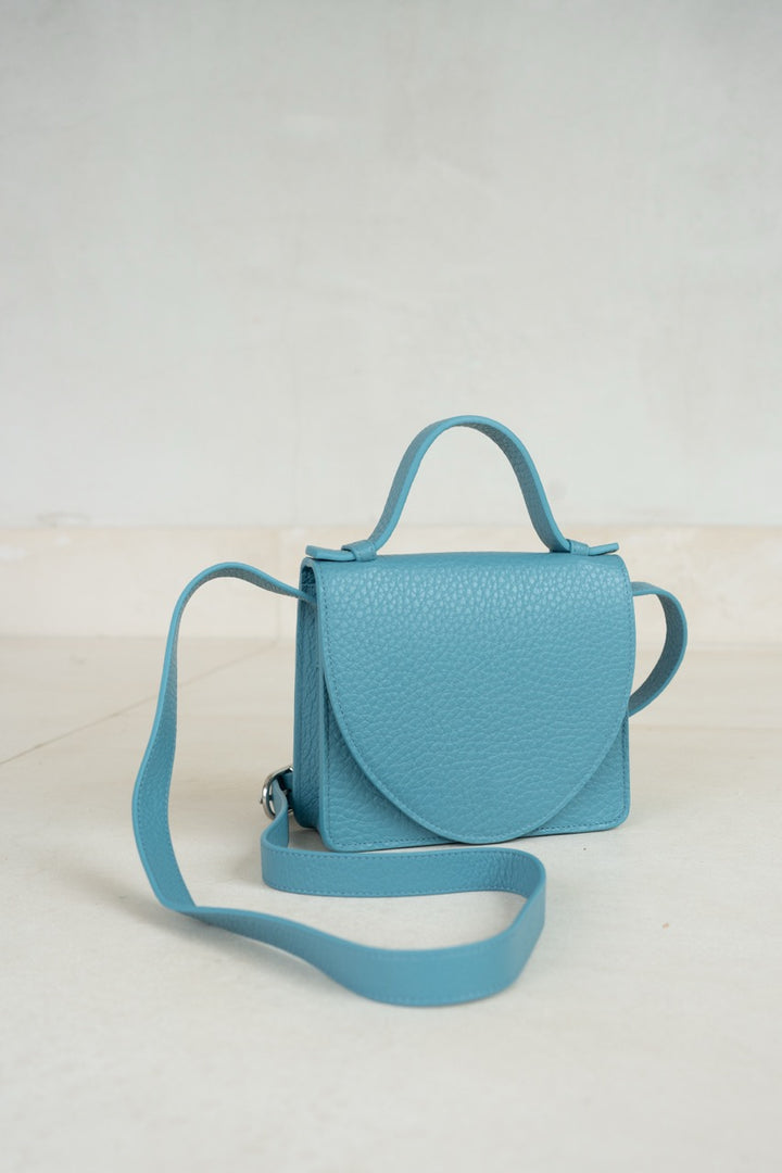 Micro Briefcase | Bleu Ciel Structured