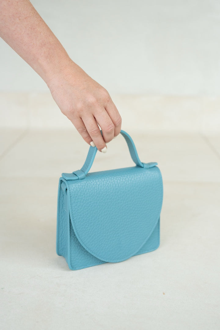 Micro Briefcase | Bleu Ciel Structured