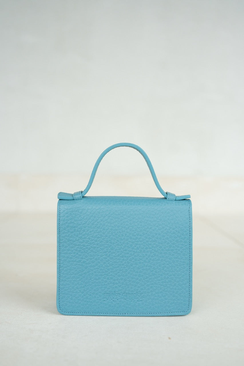Micro Briefcase | Bleu Ciel Structured