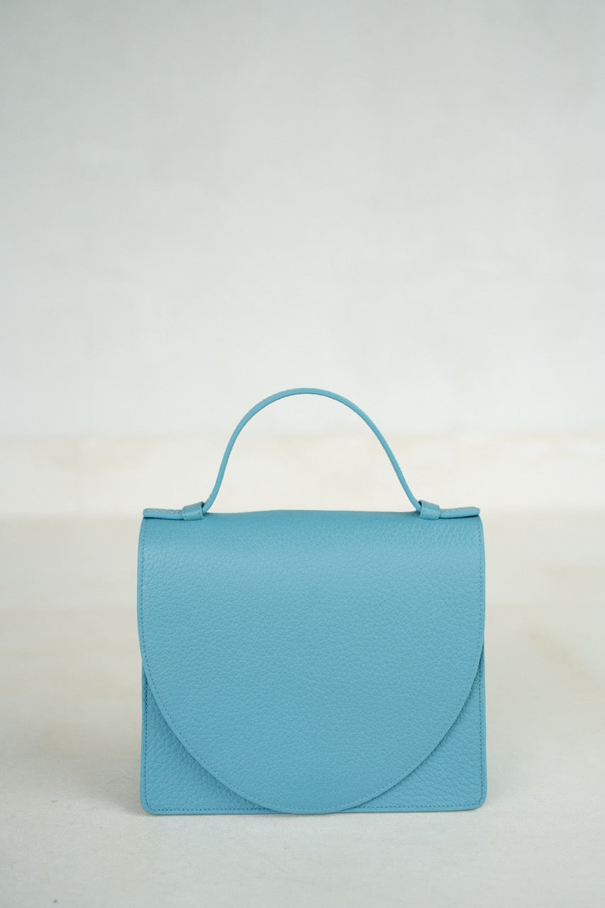 Mini Briefcase | Bleu Ciel Structured