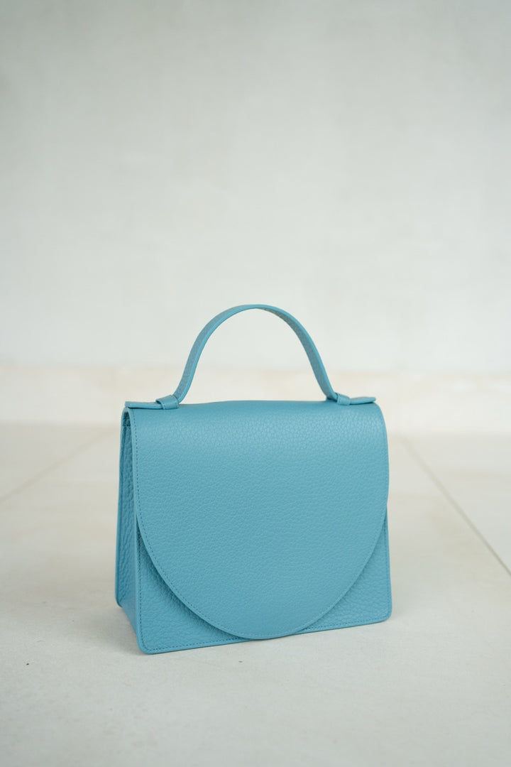 Mini Briefcase | Bleu Ciel Structured