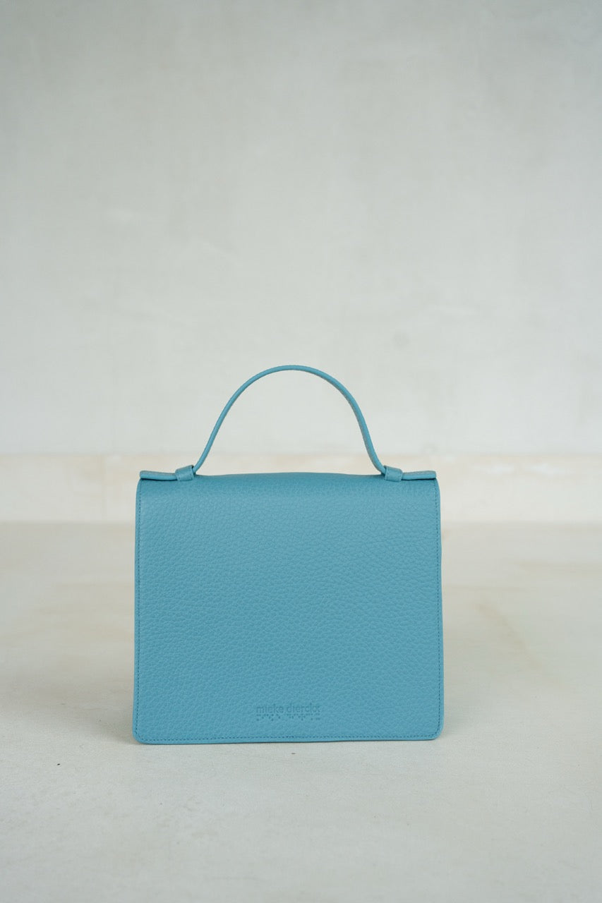 Mini Briefcase | Bleu Ciel Structured