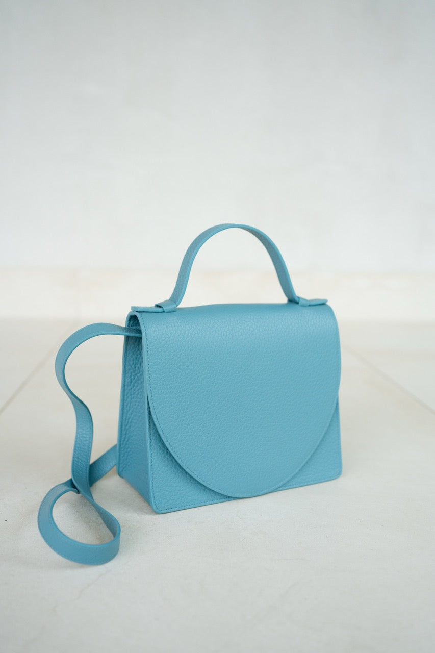 Mini Briefcase | Bleu Ciel Structured