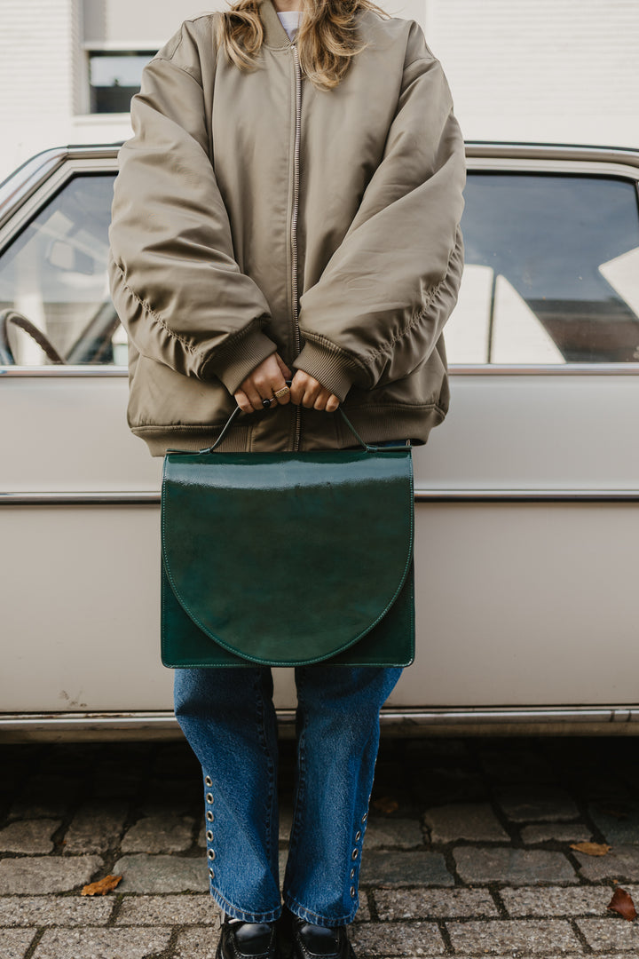 Midi Briefcase 2.0 | Forest Stone