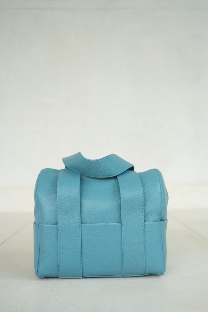 Mini Bowling Bag | Bleu Ciel Structured