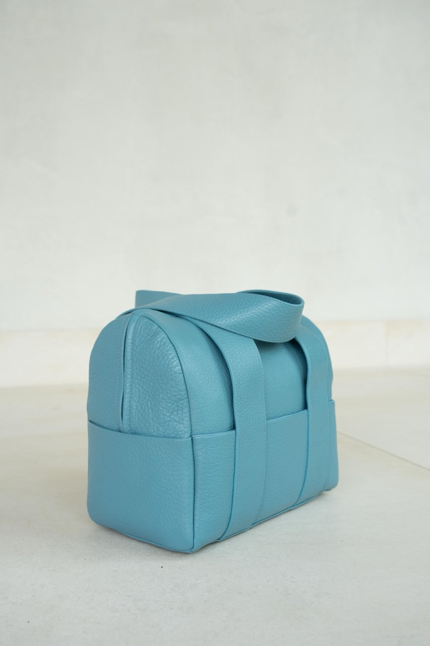 Mini Bowling Bag | Bleu Ciel Structured