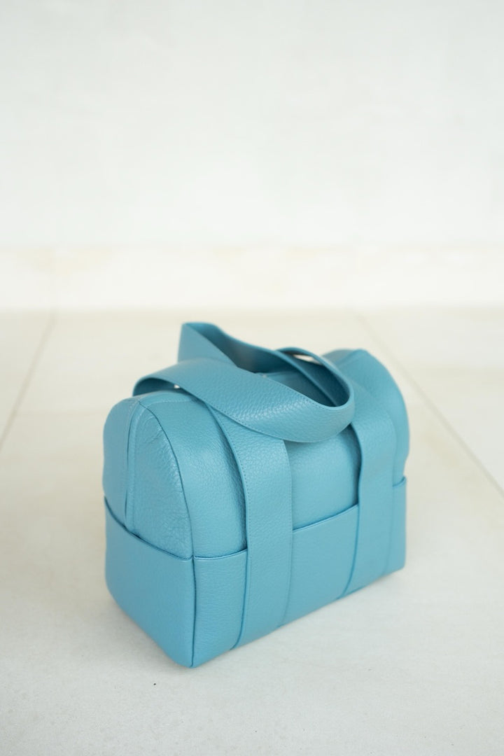Mini Bowling Bag | Bleu Ciel Structured