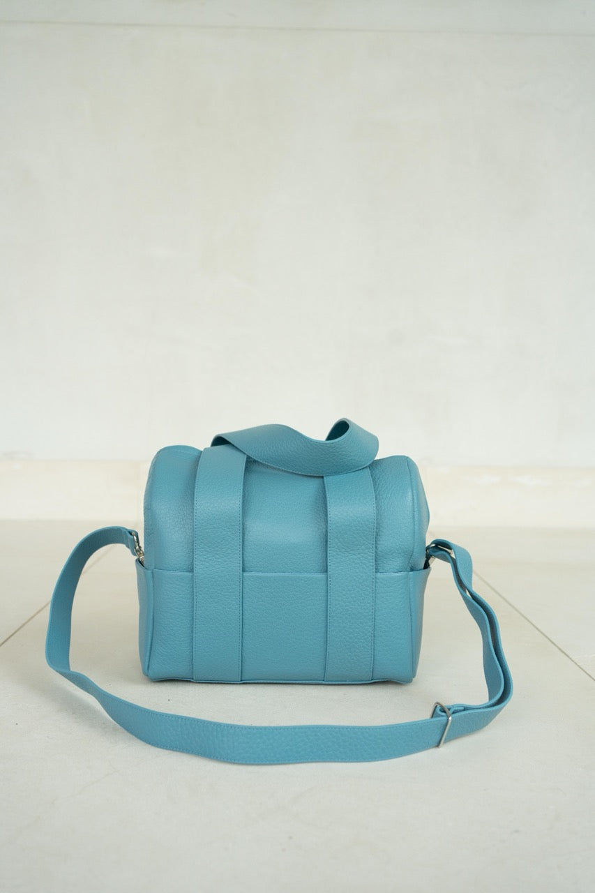 Mini Bowling Bag | Bleu Ciel Structured