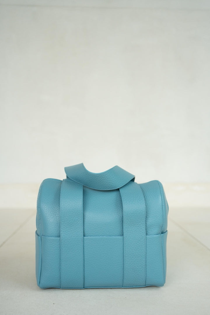 Mini Bowling Bag | Bleu Ciel Structured