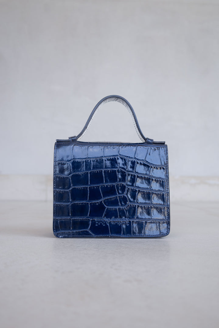 Micro Briefcase | Marine Croco