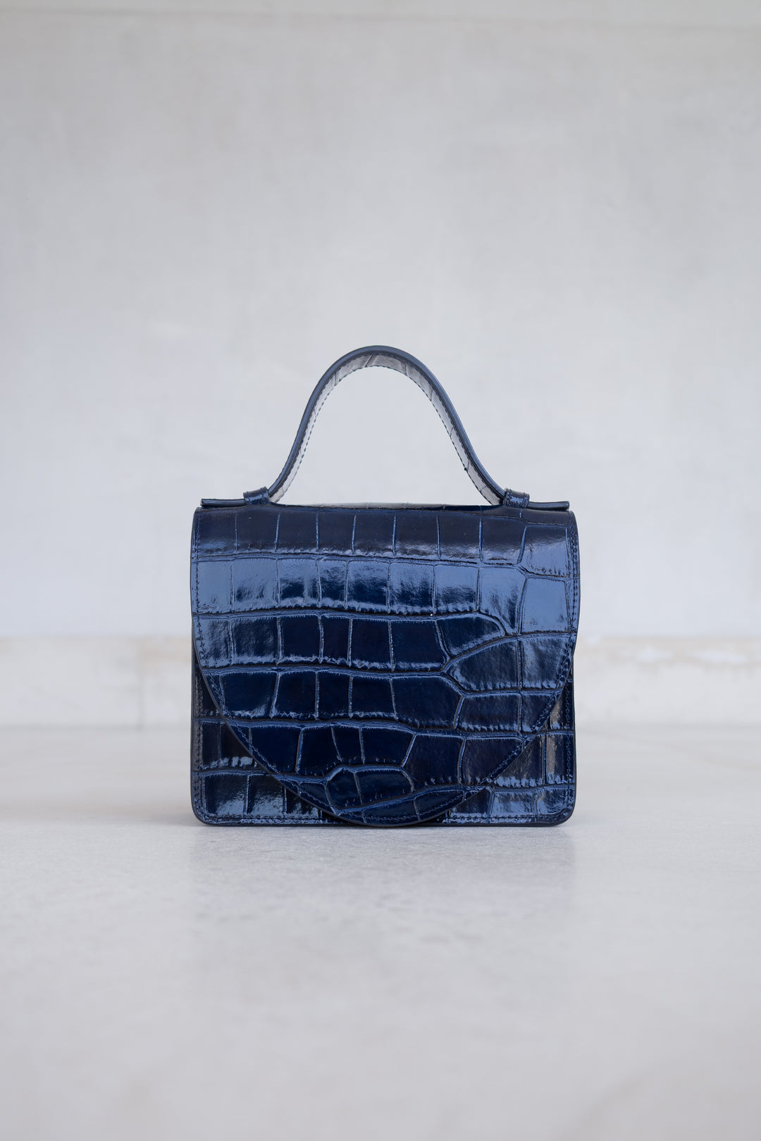 Micro Briefcase | Marine Croco