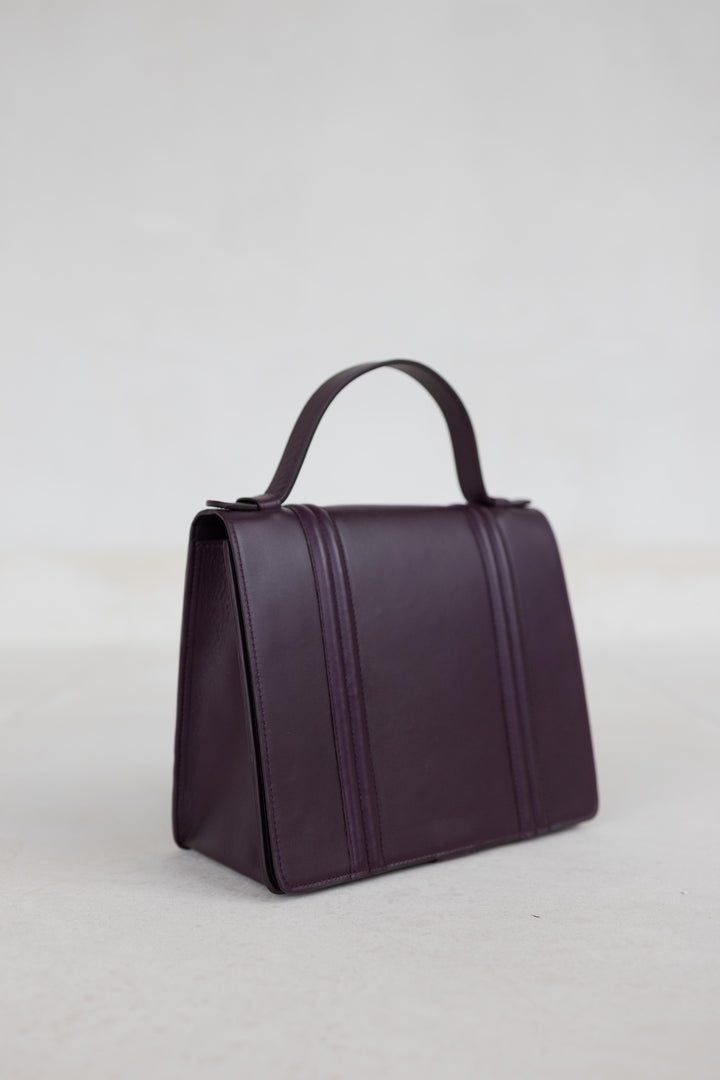 Mini Briefcase Doublé | Burgundy