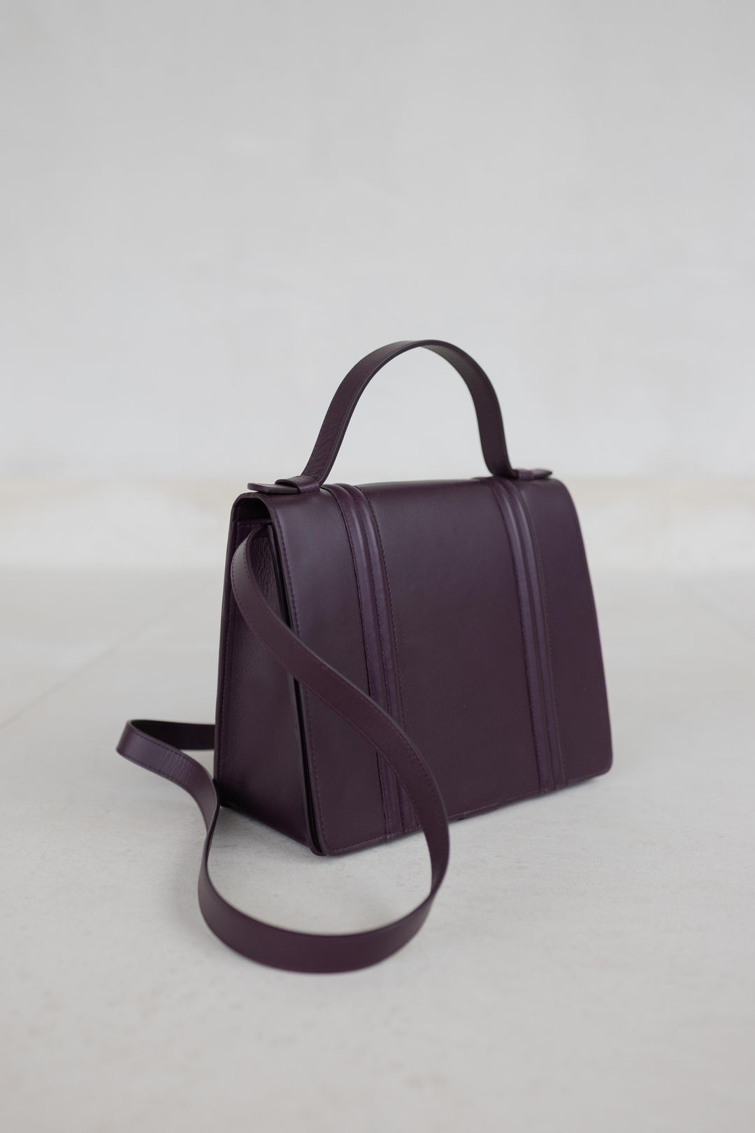 Mini Briefcase Doublé | Burgundy